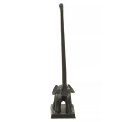 Fauna Black Elephant Toilet Roll Holder