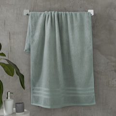 Catherine Lansfield Zero Twist Sage Green Cotton Towels