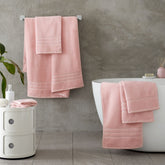 Catherine Lansfield Zero Twist Pink Cotton Towels