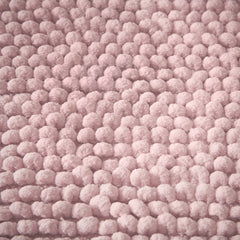 Bianca Aspen Pink Bobble Bath Runner