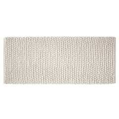 Bianca Aspen White Bobble Bath Runner