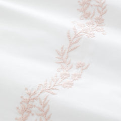 Bianca Camille Pink Embroidered Floral 200TC Cotton Duvet Set