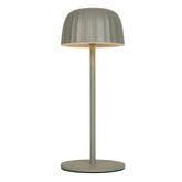 Grey Pearl Sleek Rechargeable Portable Outdoor Table Lamp