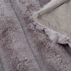 Scruffs Aspen Grey Faux Fur Pet Blanket