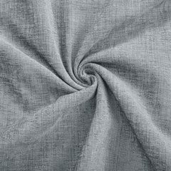 Amberley Nickel Grey Chenille Thermal Door Curtain