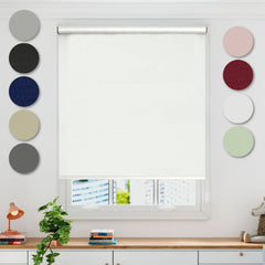 White Blackout Roller Blind