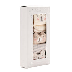 Bambino Bear Socks (Gift Pack of 5)