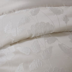Butterfly Meadow Cream Embellished Jacquard Quilted Bedspread Set