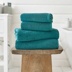 Deyongs Peacock Blue Romeo Quik Dri Cotton Towels