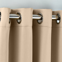 Cali Natural Thermal Blackout Eyelet Curtains