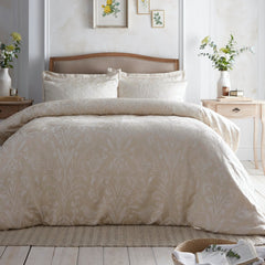 Elysia Champagne Jacquard Duvet Set