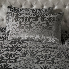 Laurence Llewelyn-Bowen Firenza Slate Velvet Duvet Set