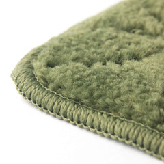 Halo Sage Green Tonal Stripe 2 Piece Bath Mat Set
