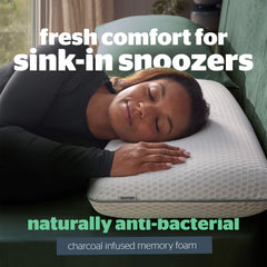 Silentnight Impress Memory Foam Carbon Anti Allergy Pillow