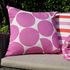 Ingo Reversible Pink/Green Outdoor Cushion (43cm x 43cm)