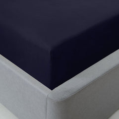 Lyla Navy Blue Fitted Sheet