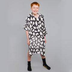 Spooky Ghosts Fleece Poncho