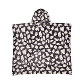 Spooky Ghosts Fleece Poncho