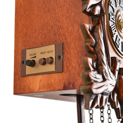 Quartz Wooden Pitched Roof Cuckoo Clock