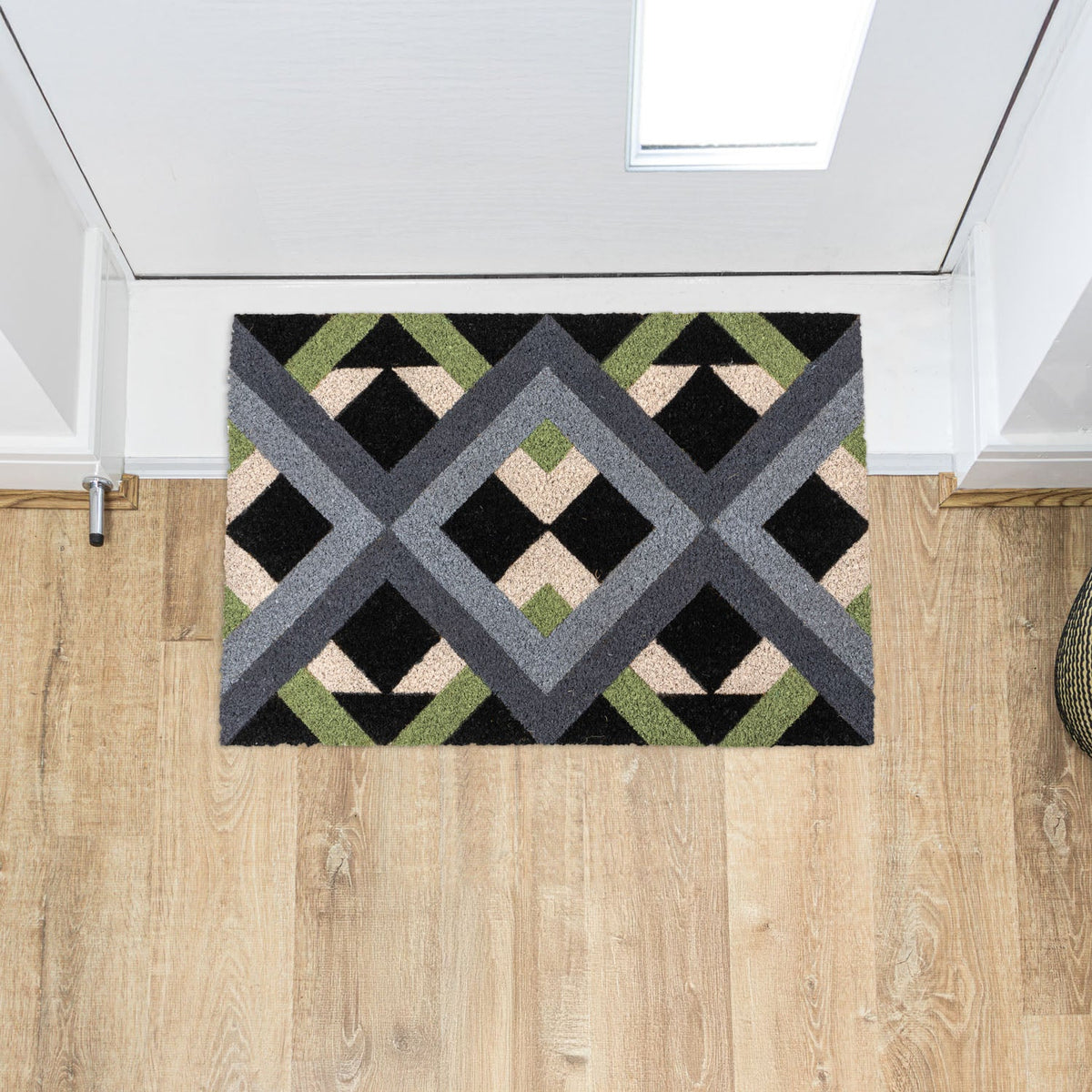 Geo Eco-Friendly Latex Backed Coir Entrance Doormat