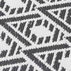 Lightweight Reversible Mono Small Geometric Pattern Outdoor Rug