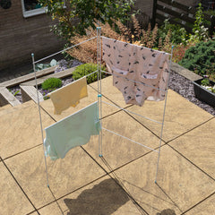 2 Fold Clothes Airer 4m