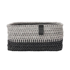 Kenzi Set of 2 Light Grey Rectangular Baskets