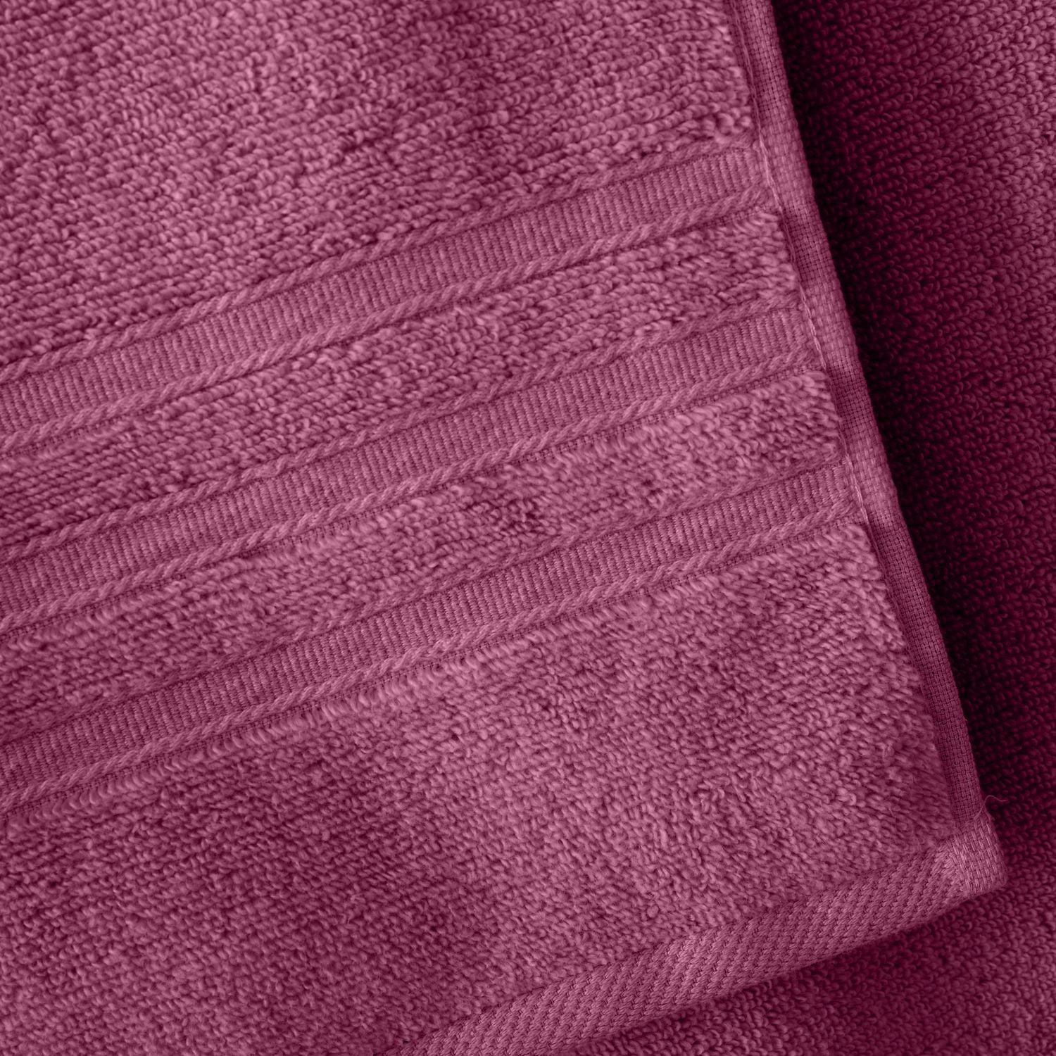 Catherine Lansfield Zero Twist Raspberry Cotton Towels