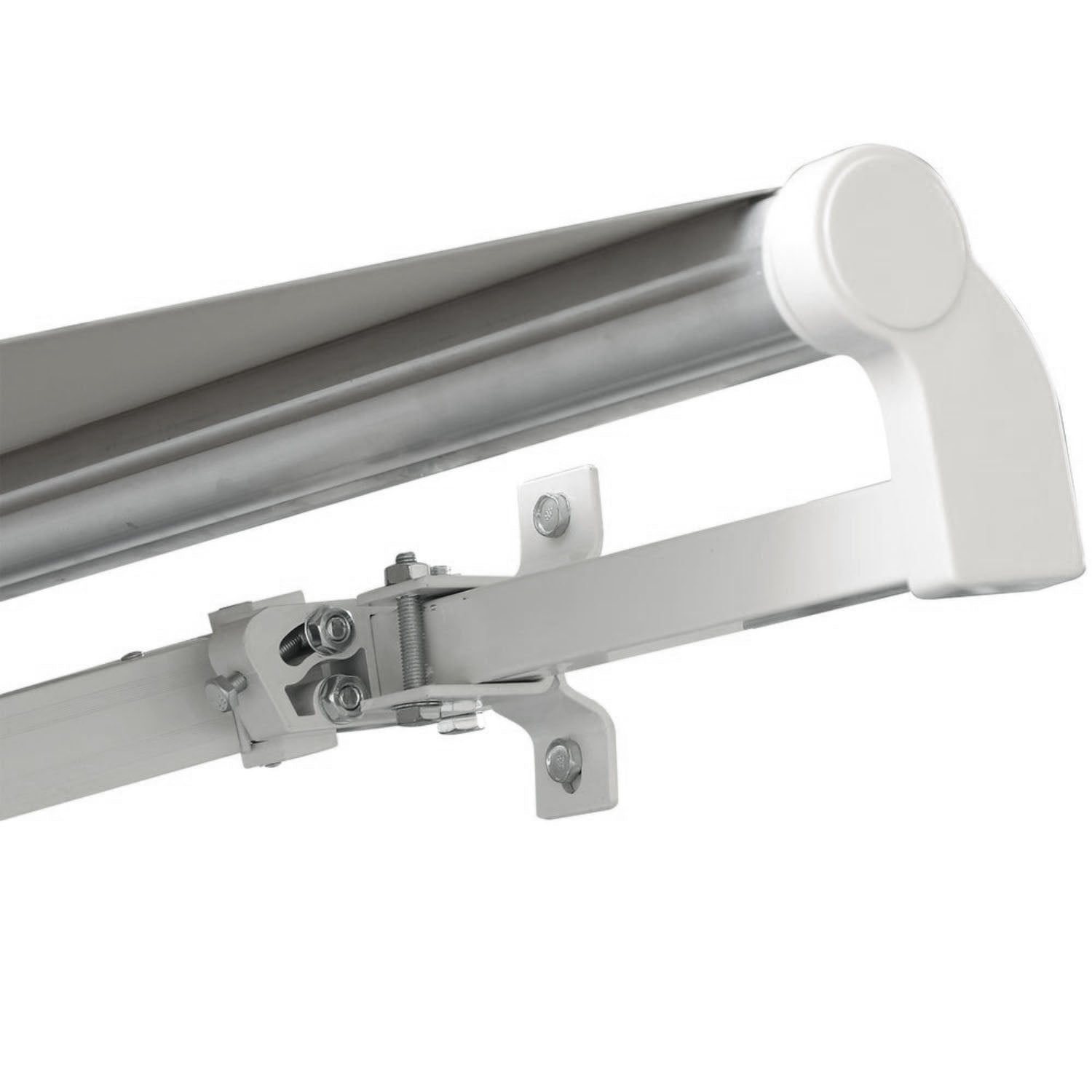 Retractable Grey Manual Patio Awning 2m x 1.5m