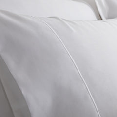 Bianca White 800TC Cotton Sateen Housewife Pillowcase Pair