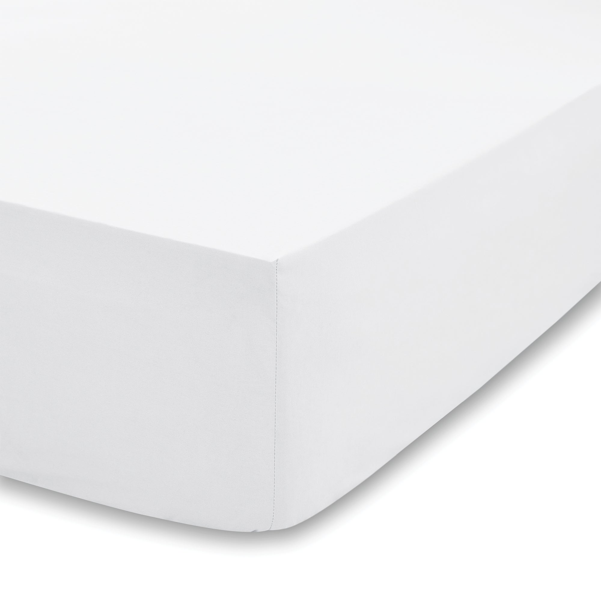 Bianca White 200TC TENCEL™ Lyocell Deep (30cm) Fitted Sheet