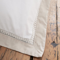 Bianca Oxford Lace 200TC Cotton Duvet Cover Set