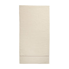 Bianca Zero Twist Satin Stitch Cream Cotton Towels