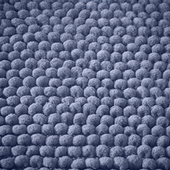 Bianca Aspen Blue Bobble Bath Mat
