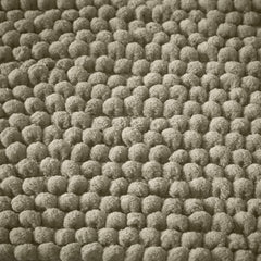Bianca Aspen Sage Green Bobble Bath Mat