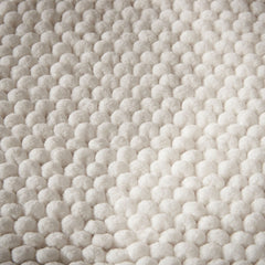 Bianca Aspen White Bobble Bath Mat