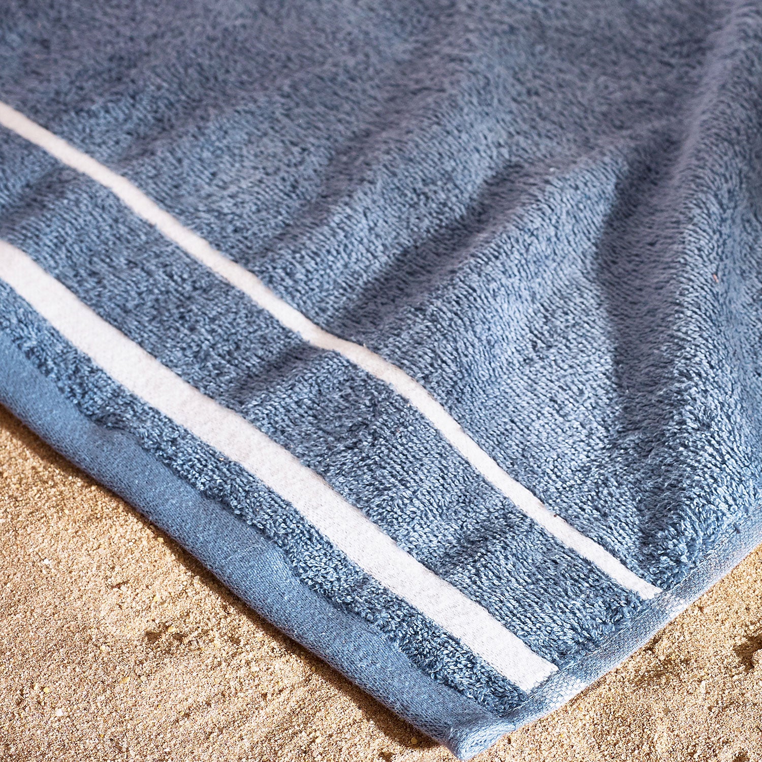 Catherine Lansfield Anchors Blue Cotton Extra Large Beach Towel