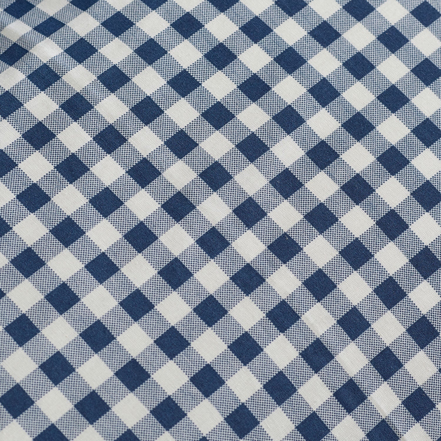 Catherine Lansfield Bamford Navy Blue Gingham Check Fitted Sheet