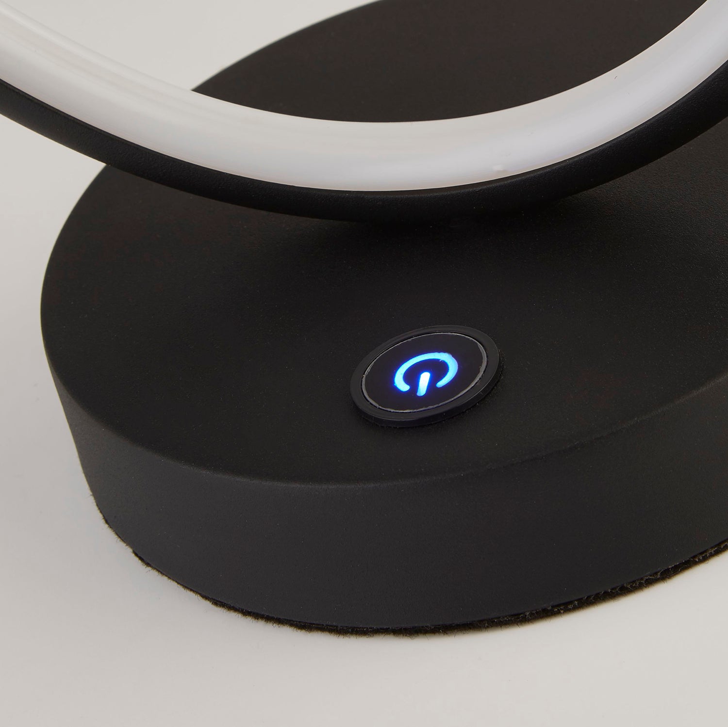 Orbit Glow Black LED Table Lamp