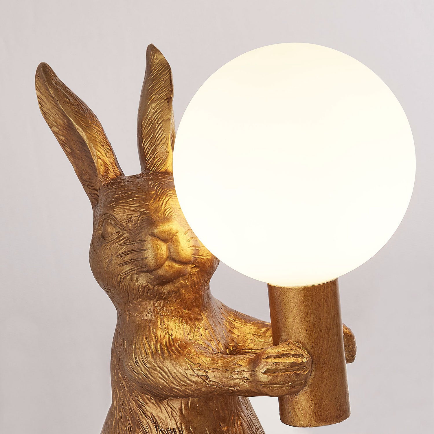 Gold Rabbit Table Lamp