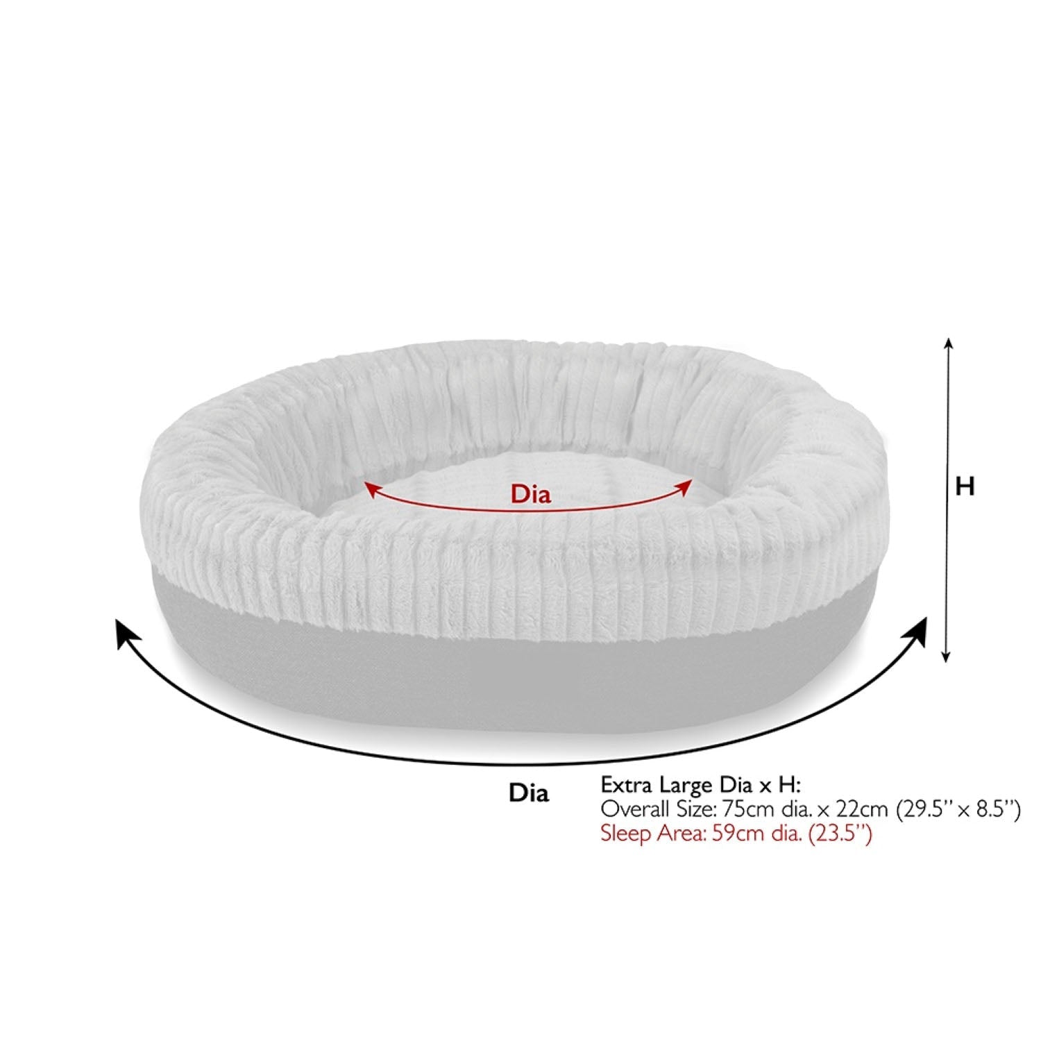 Scruffs Ellen Tan Pet Donut Bed