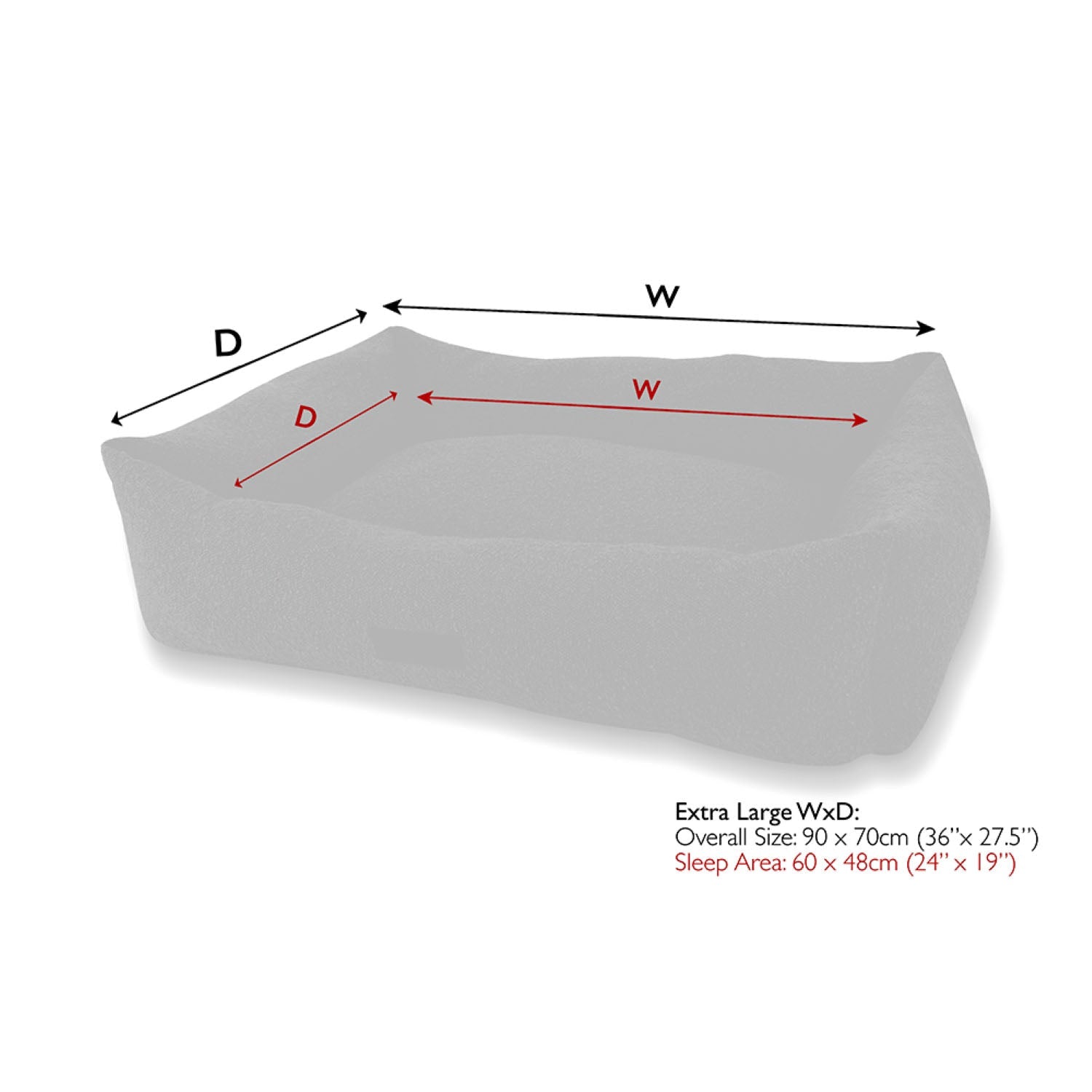 Scruffs Boucle Ivory Dog Bed
