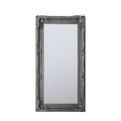 Carved Louis Silver Leaner Mirror