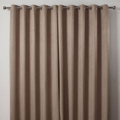 Ambiance Taupe Thermal Eyelet Curtains