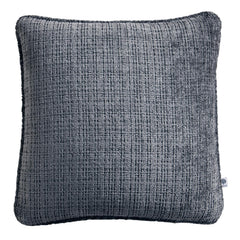 Alba Charcoal Chenille Cushion (43cm x 43cm)