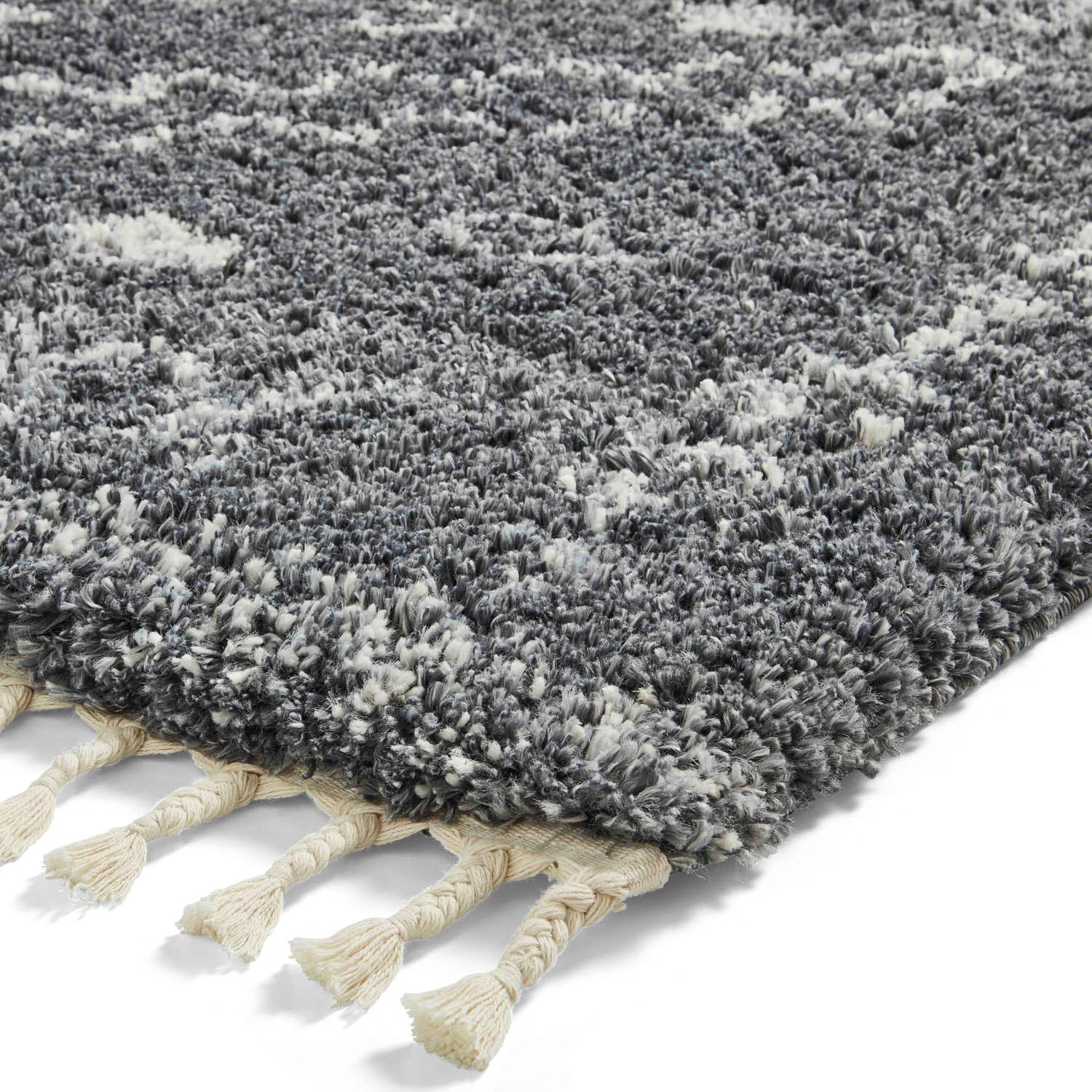 Aspen 1537 Grey Shaggy Rug