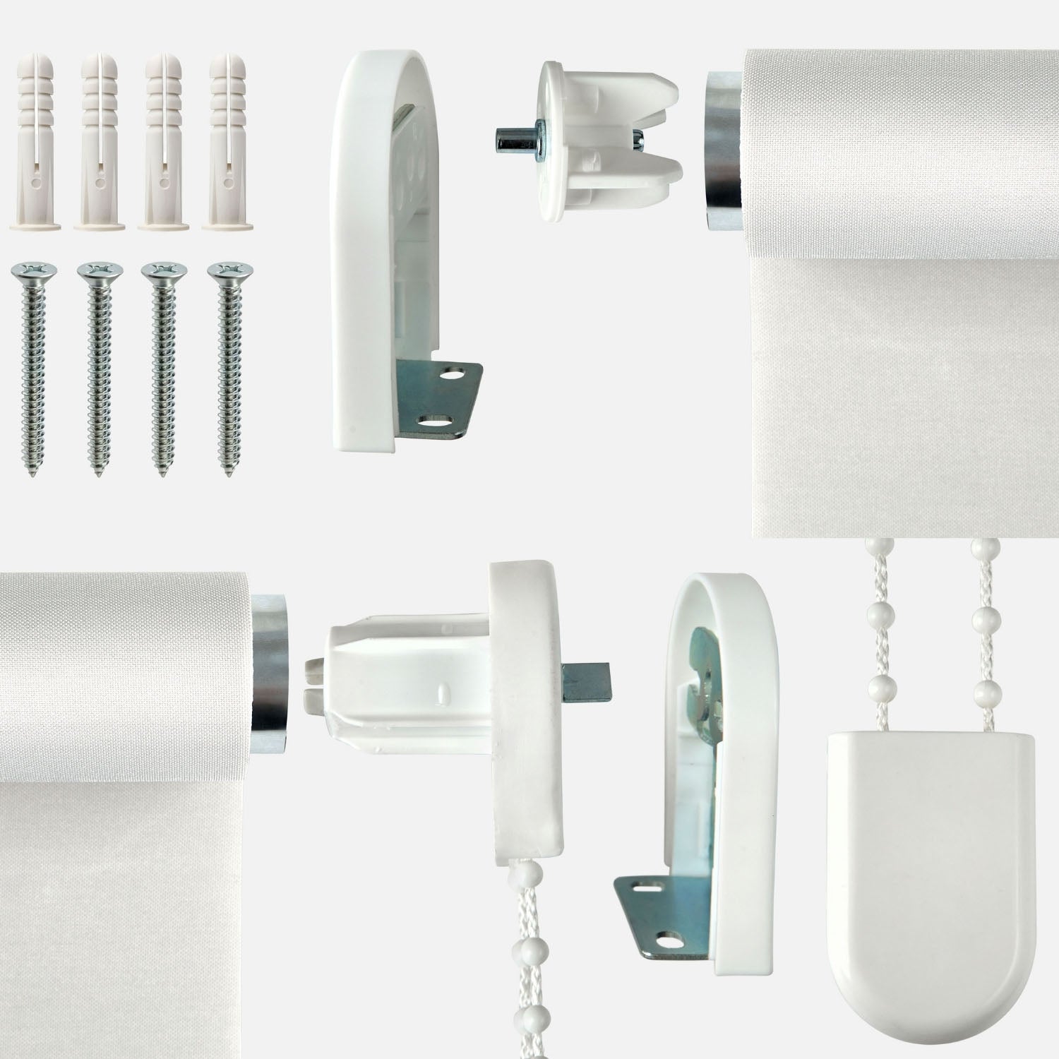 White Blackout Roller Blind