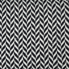 Cherokee Black Scandi Woven Recycled Cotton Throw