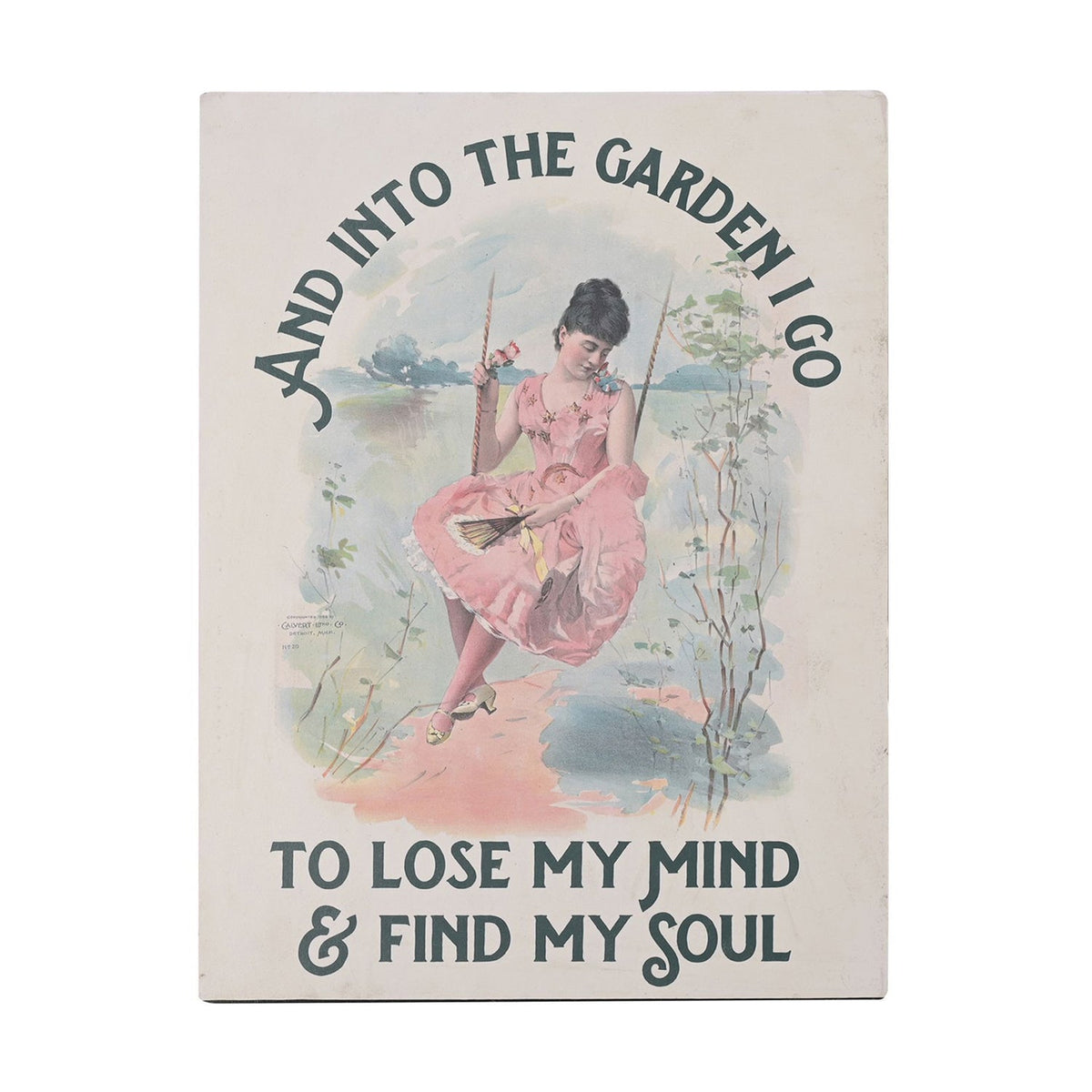 Country Living Metal Wall Plaque - Lose My Mind and Find My Soul