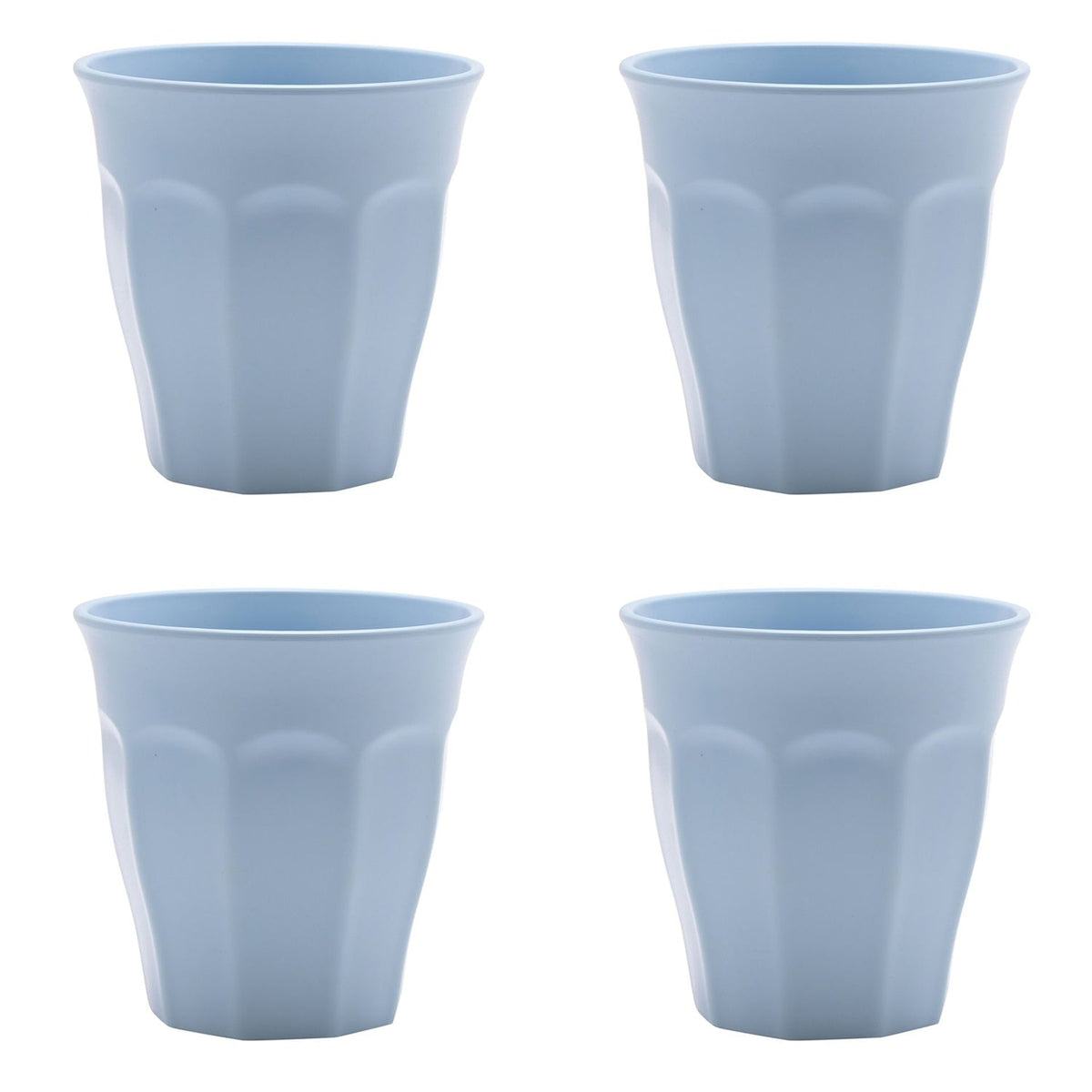 Country Living Set of 4 RPET Cups - Sky Blue